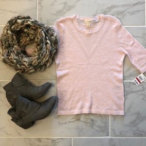 {Maison Jules} NWT Blush Pink Shirt